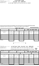 Form Dr 1510 - Aviation Fuel Sales Tax Report - Colorado Department Of Revenue