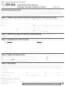 Form Idr-909 - Illinois Qualified Solid Waste Energy Facility Payment Form