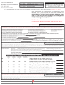 City Of Norwalk Income Tax Department Form - 2007