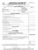 Form H-1120 - Hamtramck Income Tax Corporation Return - State Of Michigan Printable pdf