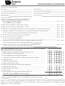 Form 54-001a - Iowa Property Tax Credit Claim - 2016 Printable pdf