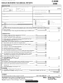 Form C-8000 - Single Business Tax Annual Return - 2000