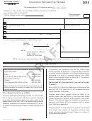 Arizona Form 120es Draft - Corporation Estimated Tax Payment - 2010, Arizona Form 120w Draft - Estimated Tax Worksheet For Corporations - 2010