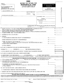 Form Ir - Income Tax Return - City Of Sharonville, 2000