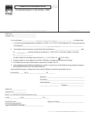 Form Dr-312 - Affidavit Of No Florida Estate Tax Due With Instructions - 2000