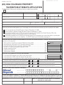 Form 104 Ptc - Colorado Property Tax/rent/heat Rebate Application - 2004