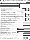 Form 41 Draft - Idaho Corporation Income Tax Return - 2011