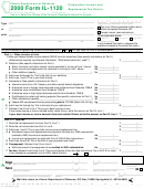 Form Il-1120 - Corporation Income And Replacement Tax Return - 2000