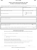Application For Extension Of Time To File An Income Tax Return Form - 2004