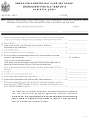 Employer-assisted Day Care Tax Credit Worksheet For Tax Year 2012