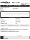 Form 7181-1017-1 - Authorization For Release Of Protected Health Information - 2014