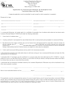 Form R-1334 - Application By Commercial Fisherman For Exemption From Louisiana Sales And Use Ta X E S