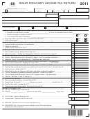Form 66 - Idaho Fiduciary Income Tax Return/form Id K-1 - Partner's,shareholder's Or Beneficiary's Share Of Adjustments,credits, Etc. - 2011