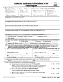 Form 8633 - California Application To Participate In The E-file Program