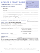 Form Up-1 - Holder Report Form
