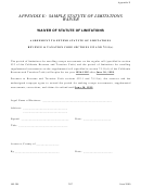 Form Ah 504 - Agreement To Extend Statute Of Limitations - California Revenue And Taxation