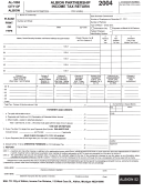 Form Al-1065 - Albion Partnership Income Tax Return - 2004 Printable pdf