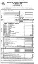2000 Annual Statement Of Gross Receipts - Ohio Department Of Taxation