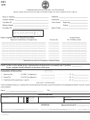 Form Pet 375 - Wholesaler Application For Refund Of Tax On Motor Fuels - Tennessee Department Of Revenue