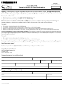 Form Or-Tfr - Transfer Notice For Certain Credits Printable pdf