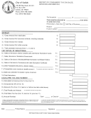 Report Of Consumers' Tax On Sales, Services And Rentals - City Of Kodiak