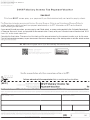 Form Dr 0900f - 2012 Fiduciary Income Tax Payment Voucher
