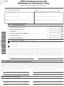 Form Nc-8453 - Individual Income Tax Affirmation For Electronic Filing - 2002
