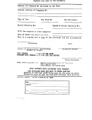 Request For Copy Of Tax Return(s) Form 1994
