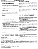 Resident Instructions For Form H1040 (r) - City Of Hamtramck Income Tax 2001 Return
