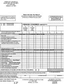 Sales And Use Tax Report - Catahoula Parish School Board - Catahoula Parish Police Jury Form