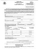 Application For Transient Vendor's License - State Of Ohio Department Of Taxation
