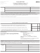 Form 207f Ext - Application For Extension Of Time To File Insurance Premiums Tax Return Nonresident And Foreign Companies - 2013