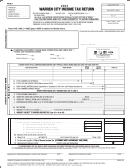 Income Tax Return Form - Warren City - 2013