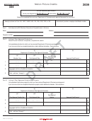 Arizona Form 334 Draft - Motion Picture Credits - 2009 Printable pdf