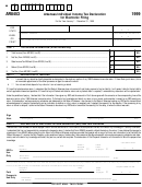 Form Ar8453- Arkansas Individual Income Tax Declaration - 1999