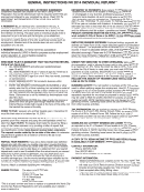 General Instructions For 2014 Individual Returns - City Of Xenia, Ohio