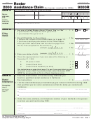 California Form 9000r - Renter Assistance Claim (for Income Received In 1999) - 2000