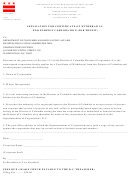 Application For Certificate Of Withdrawal For Foreign Corporation (for Profit)