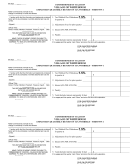 Form Ww-1 - Employer's Quarterly Return Of Tax Withheld - Village Of Whitehouse - 2011