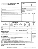 Form F1065 - City Of Flint Income Tax Partnership Return - 2002