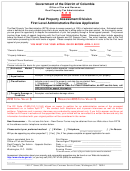 Real Property Assessment Division First Level Administrative Review Application - Government Of The District Of Columbia