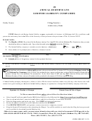 Annual Certificate Limited Liability Company - Oklahoma Secretary Of State
