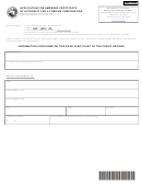 Fillable Form 39034 - Application For Amended Certificate Of Authority For A Foreign Corporation - 2016 Printable pdf