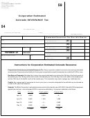 Form Dr 21-P - Corporation Estimated Colorado Severance Tax Printable pdf