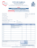 Business License Application - City Of Fairfax, 2013