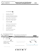 Form Il-1120-st-v - Payment Voucher For Small Business Corporation And Replacement Tax - 2000