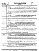 Form 6044 - Employee Plan Deficiency Checksheet Attachment 6 Limitation On Contributions And Benefits Printable pdf