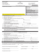 Form Ir - Income Tax Return - City Of Trenton - 2013