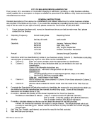 City Of Bellevue Miscellaneous Tax - General Instructions
