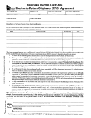 Nebraska Income Tax E-file Electronic Return Originator (ero) Agreement - Nebraska Department Of Revenue